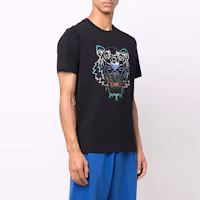Purchase KENZO SS22 Logo Graphic Print T-Shirt Black FB65TS0204SN-99