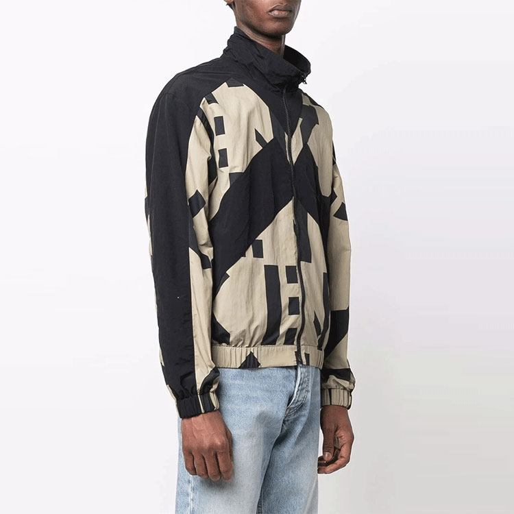 Purchase KENZO SS22  Logo Print Patchwork Lightweight Jacket Multicolor FC55BL5109L0-92