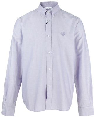 KENZO SS22 Purple Long Sleeve Shirt with Tiger Embroidery. 5CH4001LD-66 Order KENZO SS22 Purple Long Sleeve Shirt with Tiger Embroidery. 5CH4001LD-66