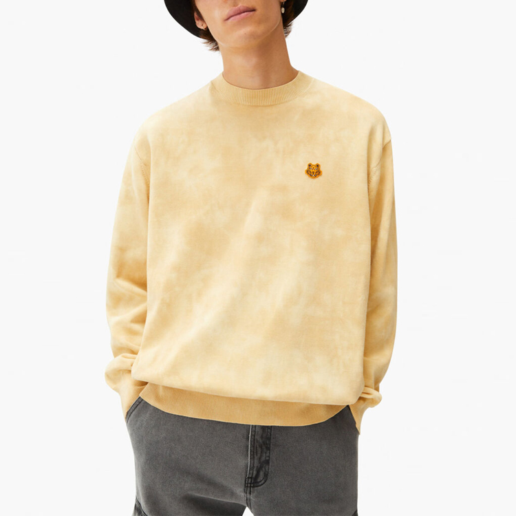 Purchase ケンゾー SS22 タイガー タイダイ プルオーバー スウェットシャツ ベージュ FC55PU6813TG-12