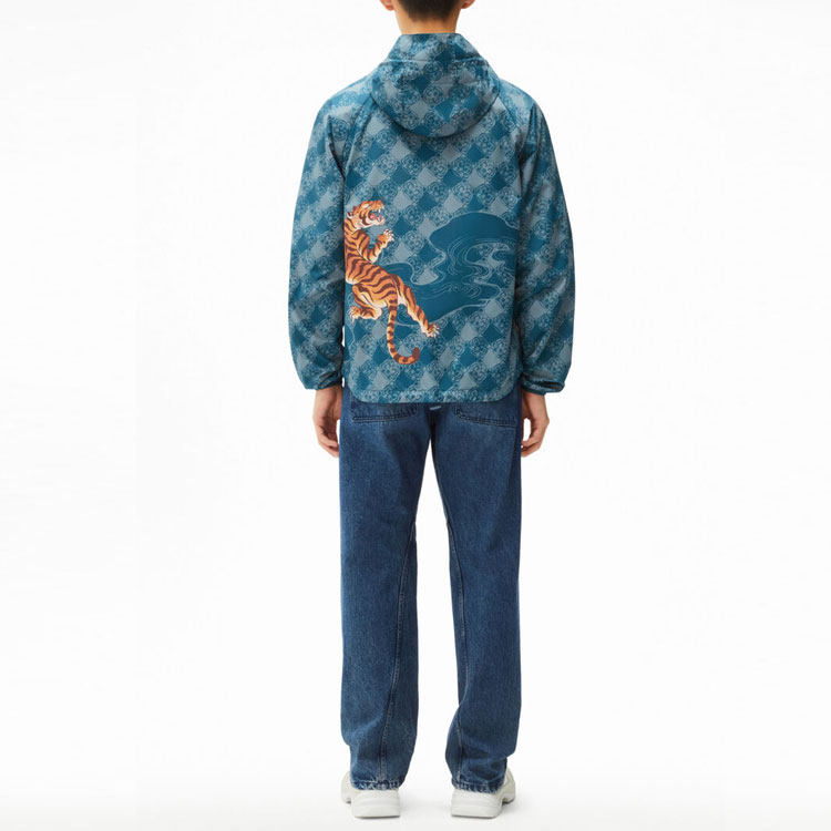 Purchase KENZO SS22 Zodiac Tiger Hoodie Cetak Biru Itik. FC55BL155CNL-73