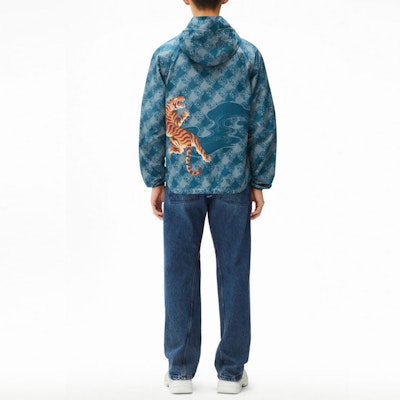 KENZO SS22 Zodiac Tiger Hoodie Cetak Biru Itik. FC55BL155CNL-73 Purchase KENZO SS22 Zodiac Tiger Hoodie Cetak Biru Itik. FC55BL155CNL-73