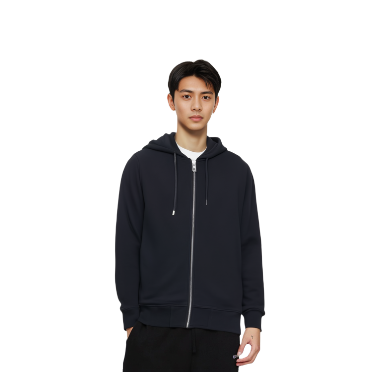 Shop Kenzo SS22 黑色棉質外套刺繡老虎LOGO FC55BL729XH-99