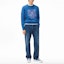 Purchase KENZO SS22 Sweater Crewneck Biru Motif Kepala Harimau FC55PU6993XA-67
