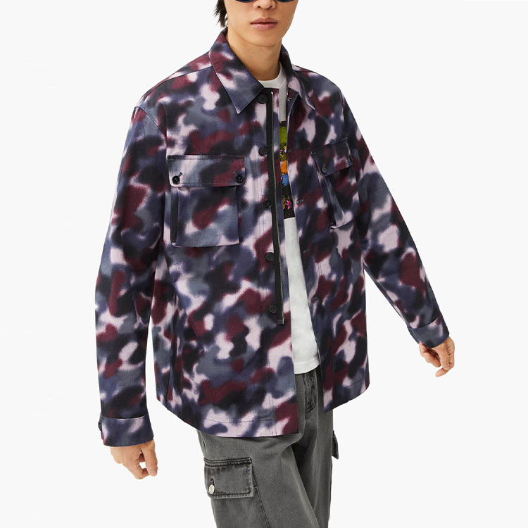 Kenzo SS22 Camouflage Zip-Up Jacket Multicolor FC55VE2179T4-23 圖 5