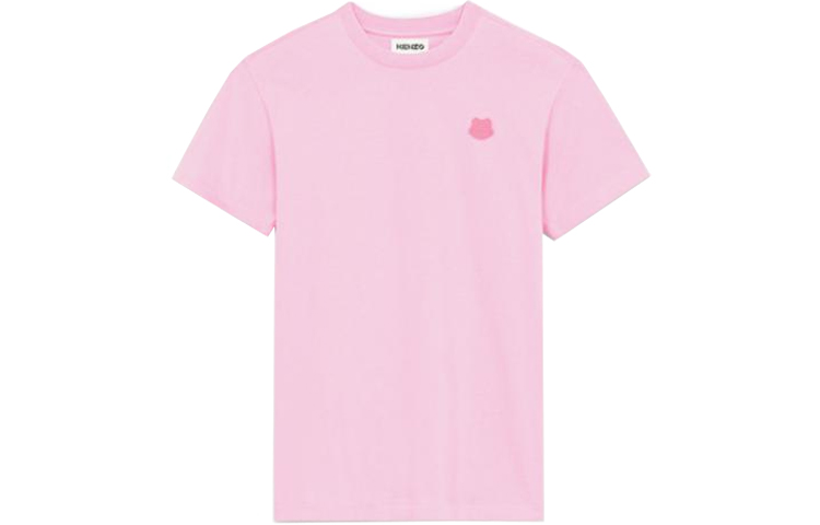 KENZO SS22 Capsule Collection  Peony Pink Embroidered Tiger T-Shirt FC55TS003CSH-30