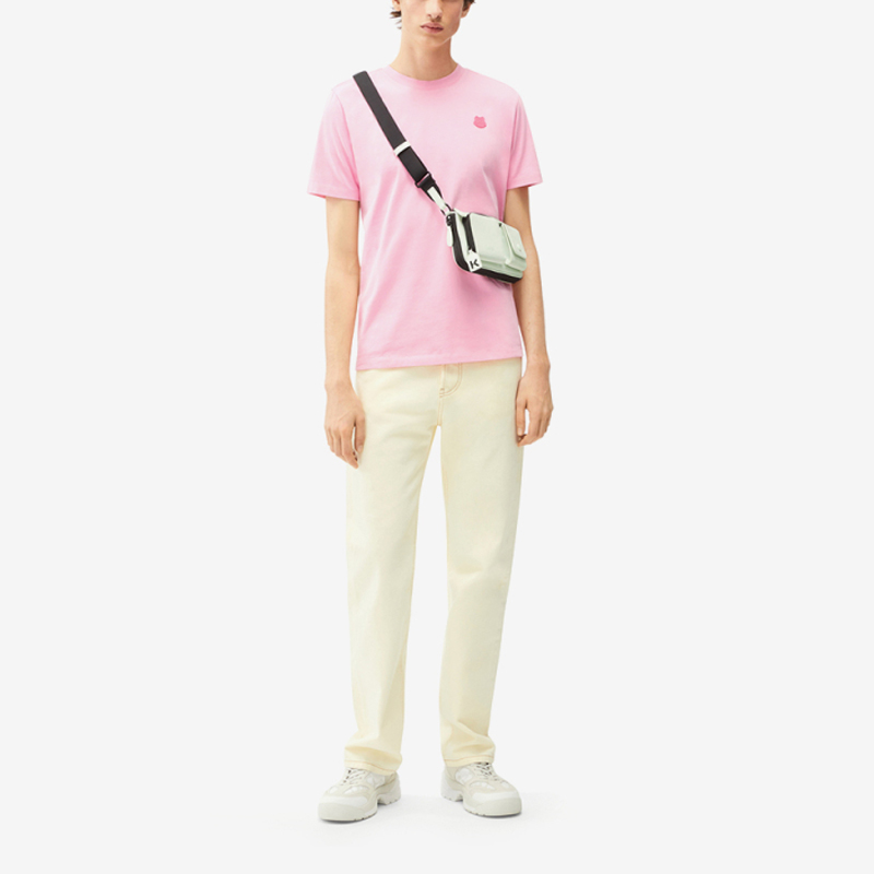 KENZO SS22 Capsule Collection  Peony Pink Embroidered Tiger T-Shirt FC55TS003CSH-30 圖 3
