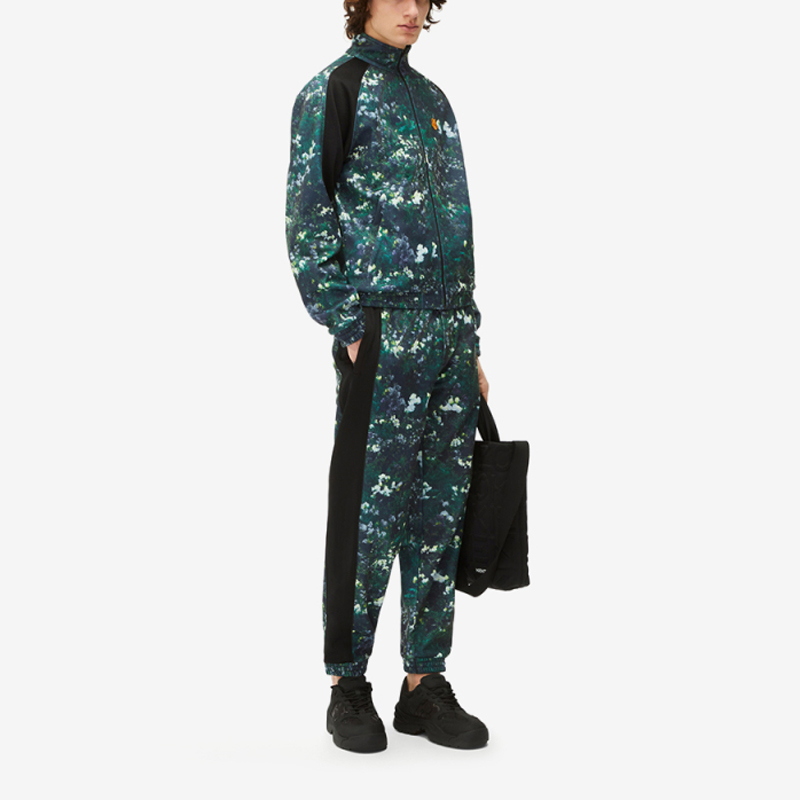 Lookbook KENZO SS22 Chaqueta Verde Clásica Bordada con Tigre Cremallera Completa. FC55BL7344IF-99