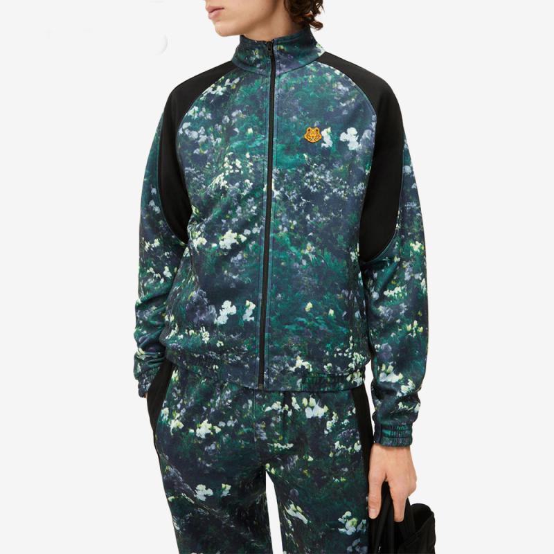 Purchase KENZO SS22 Chaqueta Verde Clásica Bordada con Tigre Cremallera Completa. FC55BL7344IF-99