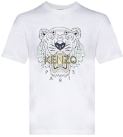 KENZO SS22 클래식 타이거 자수 그래픽 티셔츠 화이트 티셔츠 FC55TS0204YL-01B Order KENZO SS22 클래식 타이거 자수 그래픽 티셔츠 화이트 티셔츠 FC55TS0204YL-01B