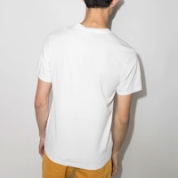 KENZO SS22 클래식 타이거 자수 그래픽 티셔츠 화이트 티셔츠 FC55TS0204YL-01B 1