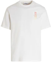 KENZO SS22 Colorful Logo Print Short Sleeve T-Shirt White. FC55TS2024SB-01B KENZO SS22 Colorful Logo Print Short Sleeve T-Shirt White. FC55TS2024SB-01B