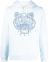 KENZO SS22 Embroidered Tiger Hoodie Blue FC55SW3384XF-64 KENZO SS22 Embroidered Tiger Hoodie Blue FC55SW3384XF-64