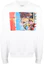 Order Kenzo SS22 Graphic Print Cotton Crewneck Sweatshirt White Men FC55SW0314ML-01