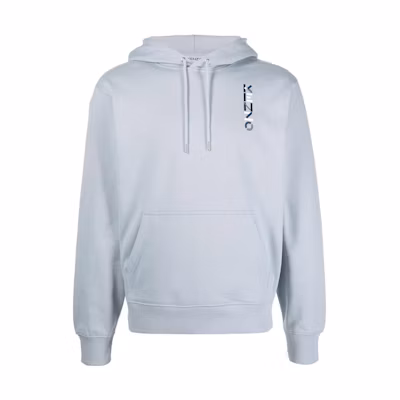 KENZO SS22 Light Blue Logo Print Hoodie FB65SW3024MO-62
