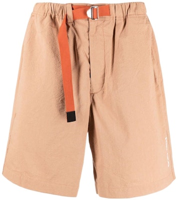 KENZO SS22 Logo Print Elastic Waist Straight Shorts Brown Mens FC55SH5069CW-42 Order KENZO SS22 Logo Print Elastic Waist Straight Shorts Brown Mens FC55SH5069CW-42