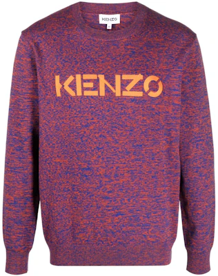 KENZO 春夏22 紫色标志印花长袖针织毛衣 FC55PU6833LA-24 Buy KENZO 春夏22 紫色标志印花长袖针织毛衣 FC55PU6833LA-24