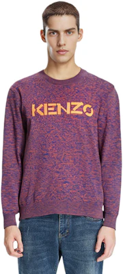 KENZO 春夏22 紫色标志印花长袖针织毛衣 FC55PU6833LA-24 Lookbook KENZO 春夏22 紫色标志印花长袖针织毛衣 FC55PU6833LA-24