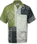 Buy KENZO SS22 페이즐리 프린트 그린 반팔 셔츠 남성용. FC55CH1449F5-56