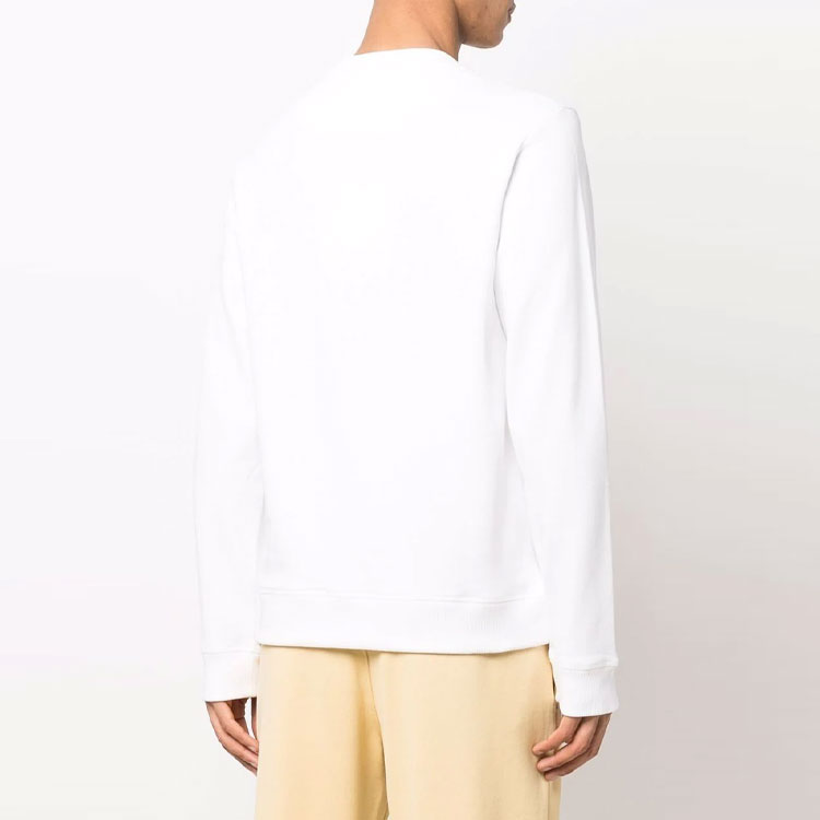 KENZO SS22 Tiger Embroidered Organic Cotton Long Sleeve Sweatshirt White Mens. FC55SW120CME-01B 圖 5