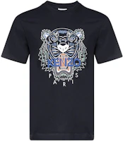 Order KENZO SS22 Kaos Hitam Pendek Pria Motif Harimau. FC55TS0204YL-99