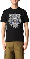 Details for KENZO SS22 Kaos Hitam Pendek Pria Motif Harimau. FC55TS0204YL-99