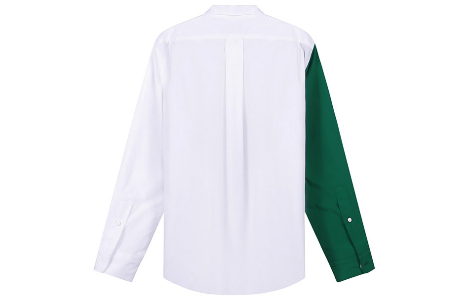 Lookbook KENZO SS22 致敬版白色寬鬆長袖襯衫 人像印花 FC55CH4265DE-01B