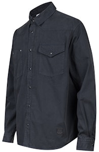 KENZO SS22 男士洗水黑色长袖纽扣衬衫 FC55DC4202EG-99 Shop KENZO SS22 男士洗水黑色长袖纽扣衬衫 FC55DC4202EG-99