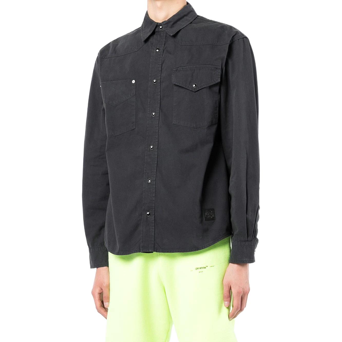 Cheap KENZO SS22 Baju Lengan Panjang Hitam Pudar Lelaki. FC55DC4202EG-99