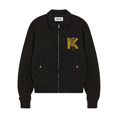 KENZO SS22 Year of the Tiger Capsule Long Sleeve Jacket Black FC55BL125CCG-99