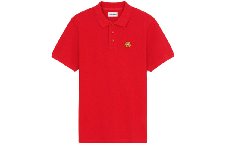 Order KENZO SS22 寅年カプセル レッドタイガークレスト ポロシャツ FC55PO001CPU-21