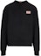 Buy KENZO SS23 Black Crewneck Sweatshirt with Block Letter Print. FD65SW0714ME-99J