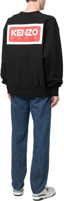 KENZO SS23 Black Crewneck Sweatshirt with Block Letter Print. FD65SW0714ME-99J Purchase KENZO SS23 Black Crewneck Sweatshirt with Block Letter Print. FD65SW0714ME-99J