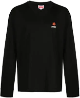 KENZO SS23 Black Graphic Logo Print Crewneck Long Sleeve T-Shirt FD55TS4444SG-99J KENZO SS23 Black Graphic Logo Print Crewneck Long Sleeve T-Shirt FD55TS4444SG-99J