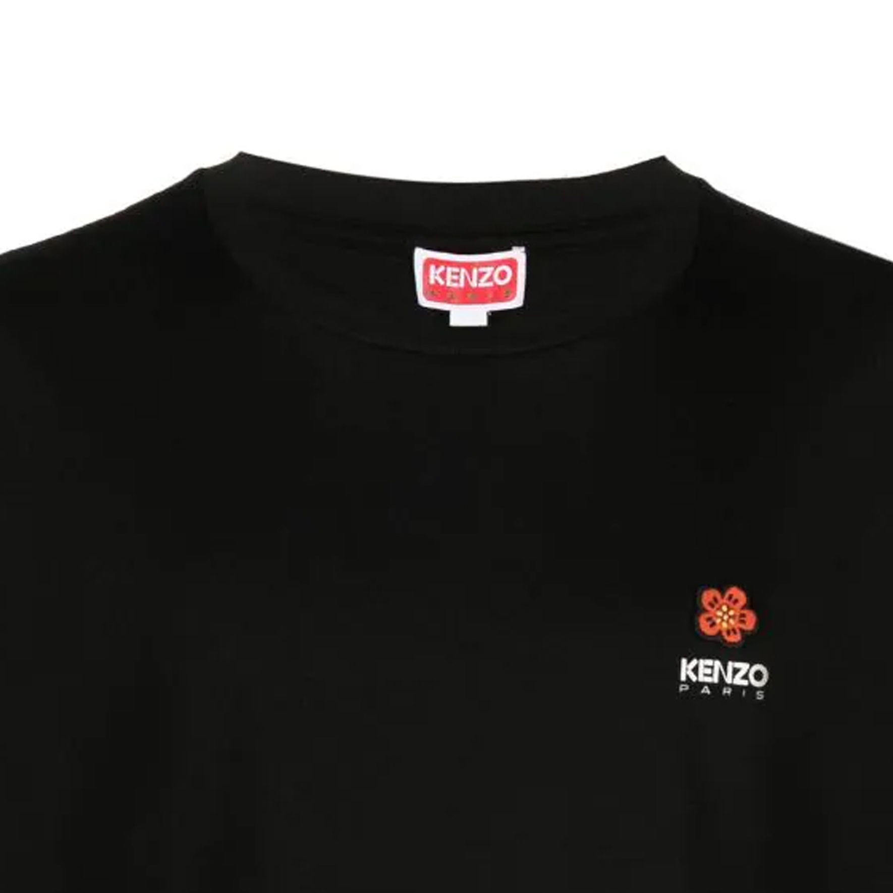 Details for KENZO SS23 黑色圖案標誌印花長袖圓領T恤 FD55TS4444SG-99J