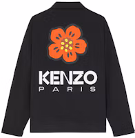 Lookbook KENZO SS23 黑色外套印有花卉圖案與字母設計 FD55BL0619NT-99