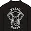 Sizing KENZO SS23 Sweater Hitam Rajut dengan Rekaan Gajah. FD65SW0484ME-99J