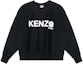 Order KENZO SS23 Sweatshirt Hitam Logo Crewneck Lengan Panjang. FD55SW4844MF-99
