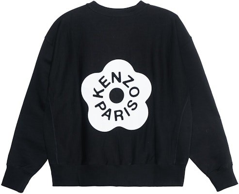 KENZO SS23 Sweatshirt Hitam Logo Crewneck Lengan Panjang. FD55SW4844MF-99 Lookbook KENZO SS23 Sweatshirt Hitam Logo Crewneck Lengan Panjang. FD55SW4844MF-99