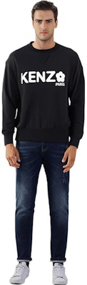 KENZO SS23 Sweatshirt Hitam Logo Crewneck Lengan Panjang. FD55SW4844MF-99 Shop KENZO SS23 Sweatshirt Hitam Logo Crewneck Lengan Panjang. FD55SW4844MF-99