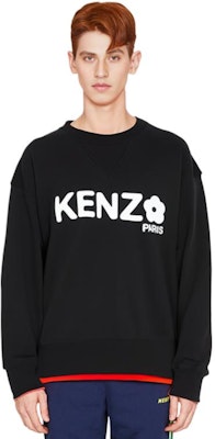 KENZO SS23 Sweatshirt Hitam Logo Crewneck Lengan Panjang. FD55SW4844MF-99 Purchase KENZO SS23 Sweatshirt Hitam Logo Crewneck Lengan Panjang. FD55SW4844MF-99