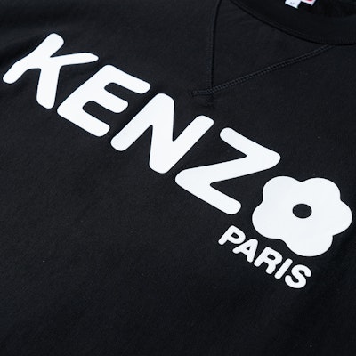 KENZO SS23 Sweatshirt Hitam Logo Crewneck Lengan Panjang. FD55SW4844MF-99 Details for KENZO SS23 Sweatshirt Hitam Logo Crewneck Lengan Panjang. FD55SW4844MF-99