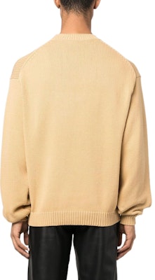 KENZO SS23 Suéter con Parche de Logo en Contraste Color Caqui. FD55PU3833LA-11 Shop KENZO SS23 Suéter con Parche de Logo en Contraste Color Caqui. FD55PU3833LA-11