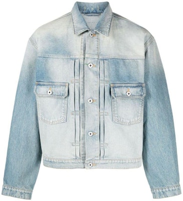 KENZO SS23 漸層效果藍色牛仔外套 長袖 FD55DV3036A4-DY Buy KENZO SS23 漸層效果藍色牛仔外套 長袖 FD55DV3036A4-DY