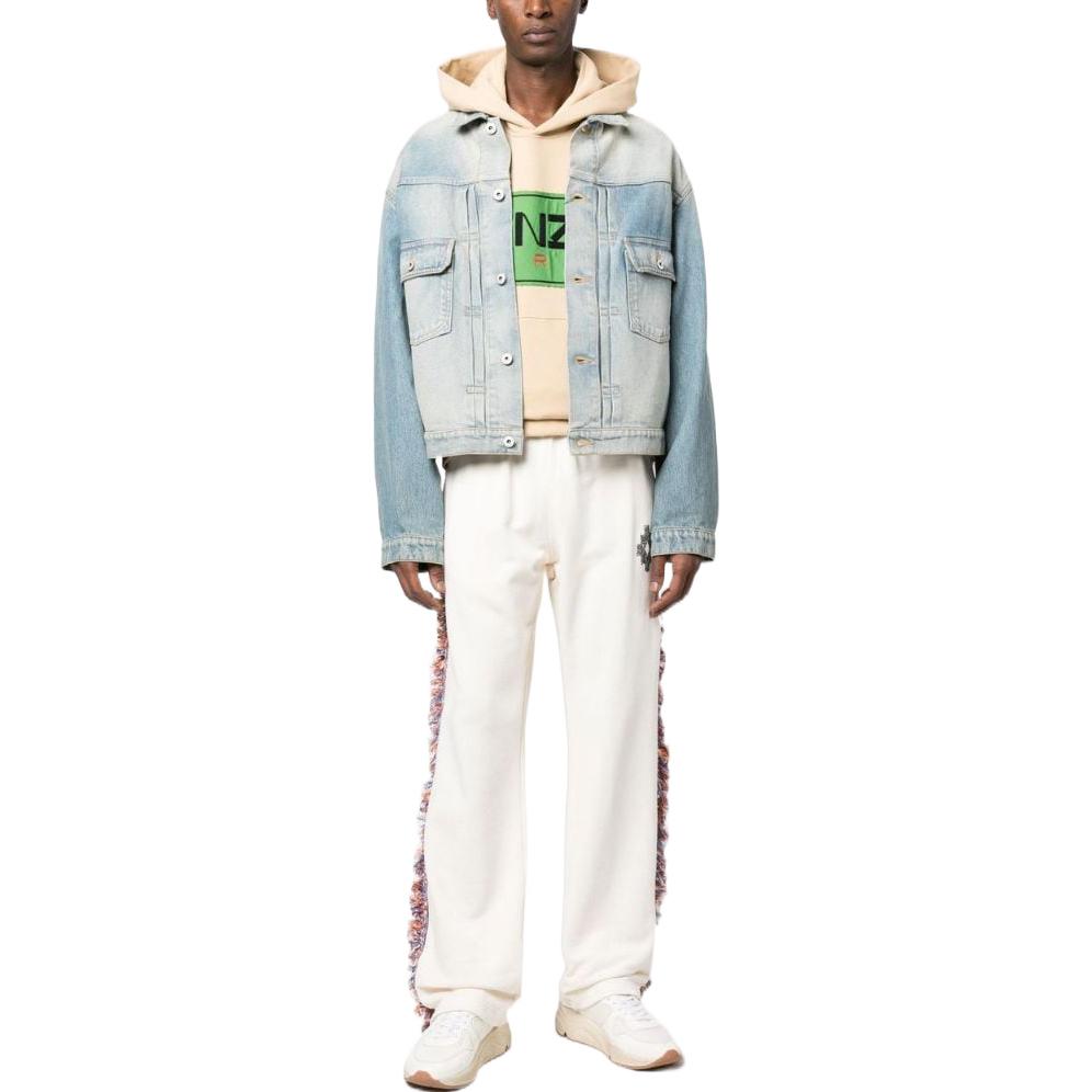 Lookbook KENZO SS23 漸層效果藍色牛仔外套 長袖 FD55DV3036A4-DY