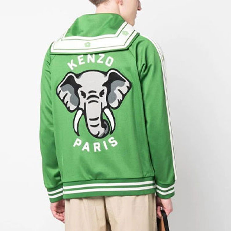 KENZO SS23  Green Elephant Print Bomber Jacket FD55SW4654IE-57 圖 4