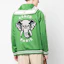 Shop KENZO SS23 Green Elephant Print Bomber Jacket FD55SW4654IE-57
