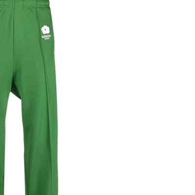KENZO SS23 Green Logo Print Straight-Leg Casual Sweatpants. FD55PA7474IE-57 Details for KENZO SS23 Green Logo Print Straight-Leg Casual Sweatpants. FD55PA7474IE-57