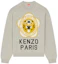Order KENZO SS23 Sweater Abu-Abu Lengan Panjang dengan Desain Motif Hewan. FD65PU4293BB-93