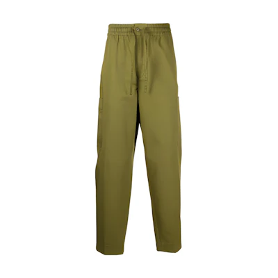 KENZO SS23 High-Waisted Straight-Leg Pants Green FD55PA5019RD-50